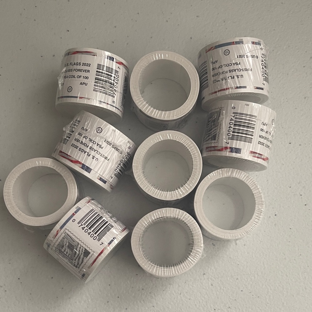 2022 Flag Forever stamps -10 rolls